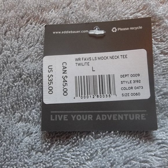 Eddie Bauer Favorite Long sleeve Mock-Neck - Picture 5 of 8